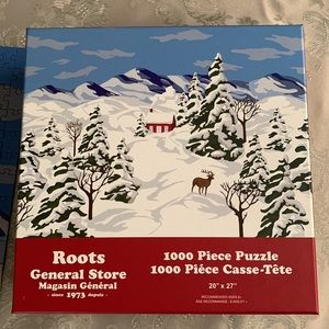 1000 piece puzzle - Roots winter scene